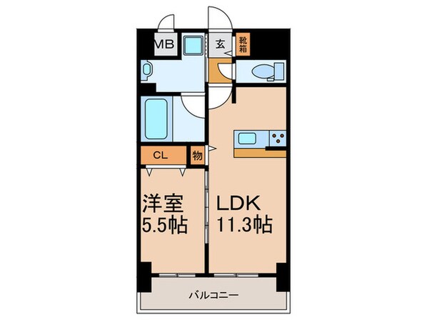 サンセール上本町の物件間取画像